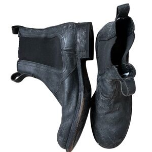 Frye Men’s Black Fulton Chukka Pull-On Boots